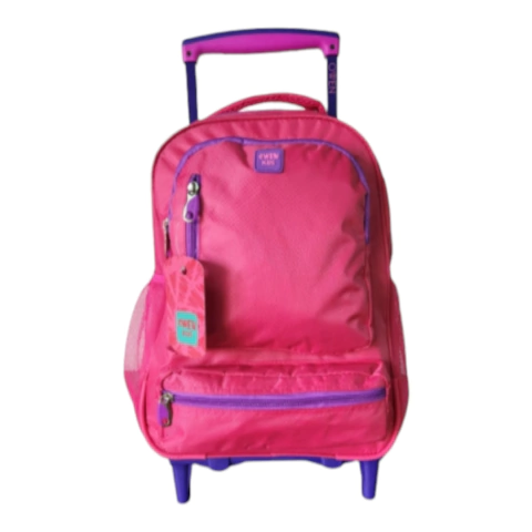 MOCHILA 18″ C/CARRO OWEN ROSA