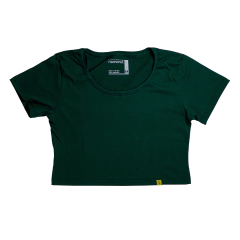 Cropped Verde Floresta | 100% Algodão Premium
