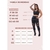 Calça Legging Com Bolsos Detalhes em Tule Cos Alto