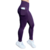 Calça Legging Bolso Lateral Marrom - ElementFit