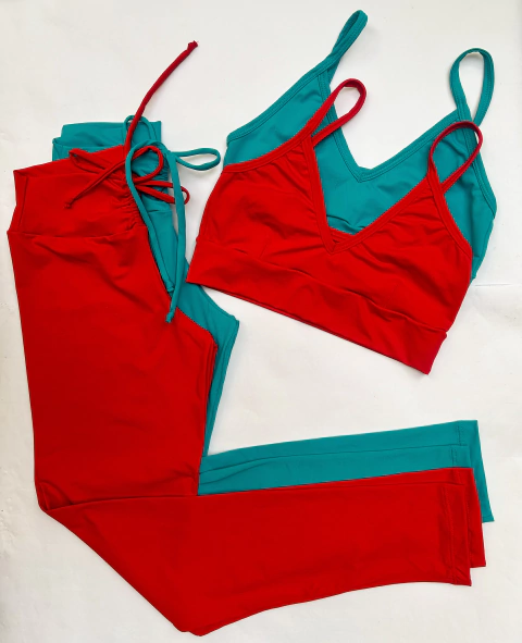 Conjunto calça empina Top Lia
