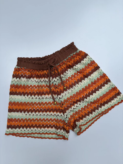 Shortinho saída de praia renda crochê - comprar online