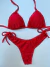Conjunto Laís vermelho éden canelado - linha essencial - Leliane moda praia