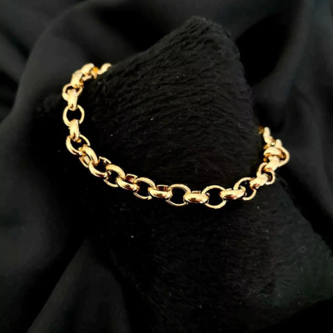 Pulseira Masculina com Pingente Elo Português