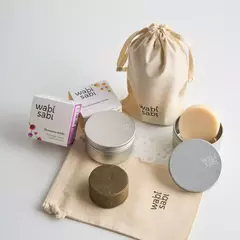 Kit Especial Shampoo Sólido Hidratação Intensa + Condicionador + 2 latinhas + 2 saquinhos