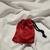 Saco Para Tarot e Cartas Bolsinha de veludo Grosso Vermelho - 17cm x 14cm na internet