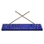Incensário Madeira Craquelê Furo Duplo Horizontal Azul - comprar online