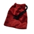 Saco Para Tarot e Cartas Bolsinha de veludo Grosso Vermelho - 17cm x 14cm