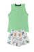 Conjunto Tactel Elefantinhos + Regata Verde/Verde musgo/Cinza/Verde claro/Maçã - Polare Kids - Moda para meninos