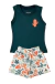 Conjunto Tactel Abstrato 3 + Regata Preta/Amarela/Verde musgo/Laranja - comprar online