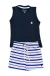 Conjunto Tactel Búzios + Regata Azul marinho/Azul/Branca/Preta - comprar online