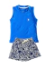 Conjunto Tactel Abstrato 4 + Regata Azul claro/Marinho/Branca/Cinza - Polare Kids - Moda para meninos