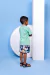Camisa Básica Verde Claro - Polare Kids - Moda para meninos