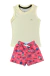 Conjunto Tactel Jeri + Regata Amarelo claro/Vermelha/Salmão - loja online
