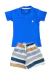 Conjunto Tactel Tulum + Blusa Azul/Bege/Marrom/Cinza/Amêndoa - Polare Kids - Moda para meninos