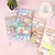 Caderno menina Kawaii mochi Com adesivos (Grid) - loja online