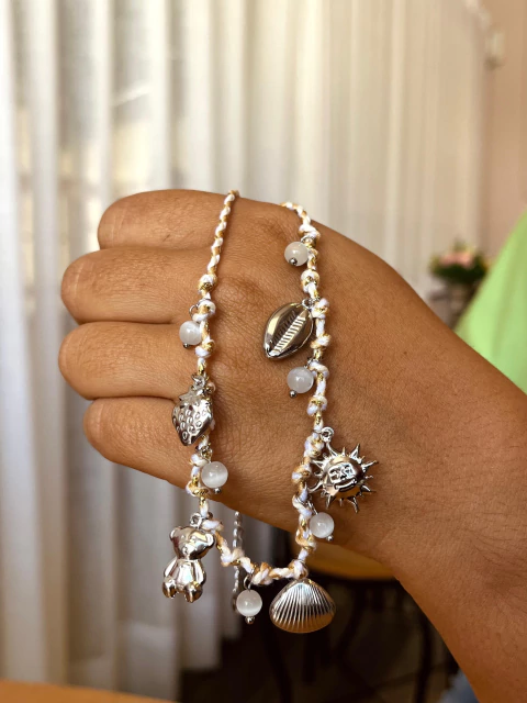 Colar Ana Prata- Aço Inox - comprar online