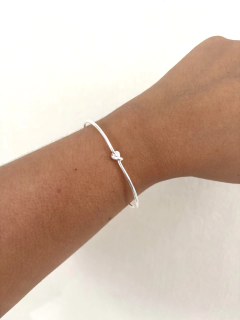 Bracelete nó - Prata