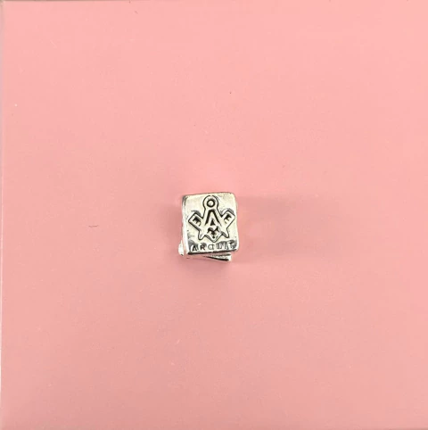 Berloque arquitetura - Banho de prata 925