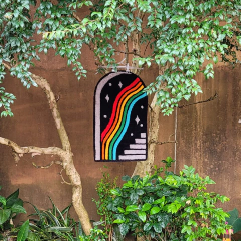 TAPETE ESCADAS PARA O CÉU TUFTING - TAPETOPIA