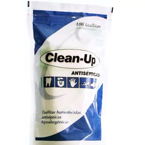 Toallas antisépticas x 100 u - Clean-up