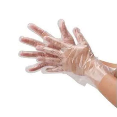 Guantes de polietileno - manoplas x 100 u