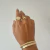 Anel concha semi joias - comprar online