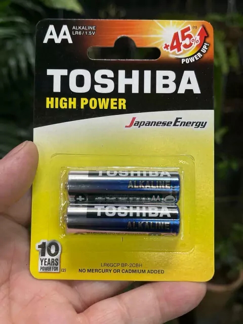 Pilha Toshiba AA ALCALINA 1,5v. cart. c/ 2