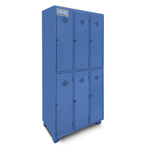 Locker Metálico de Cuatro Puertas Cortas | 6PC - comprar online