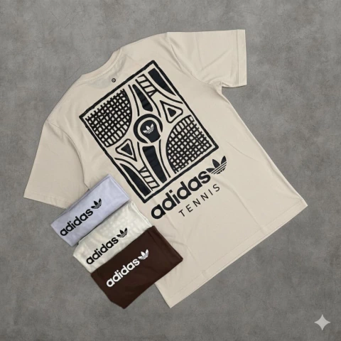 Camiseta Adidas Tennis Off White - comprar online