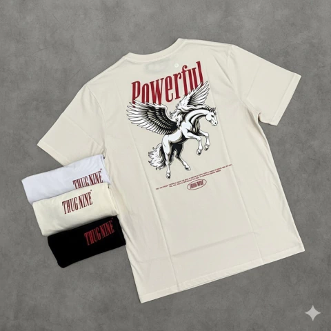 Camiseta Thug Nine Powerful Off White - comprar online