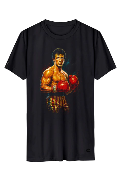 Camiseta Rocky Preta - comprar online