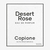 DESERT ROSE EAU DE PARFUM 100ML | COPIONE na internet
