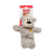 Kong Knots Wild Bear Urso de Pelúcia Cinza Para cachorro