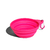 Comedouro para viajem Zeedog Go Bowl Rosa para cachorro e gato