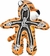 Pelúcia Kong Wild Knots Tiger G - Brinquedo para cachorro - comprar online