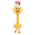 Kong Cruncheez Stretch Birds Pato XG Amarelo para cachorro