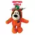 Kong Wild Knots Halloween Ursinho Abóbora Pelúcia Média para cachorros