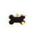Medalha My Family P Osso Dourado - Acabamento Preto Acetinado - comprar online