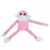 Spencer The Crinkle Monkey Pink Zippy Paws Pelúcia para Cachorro na internet