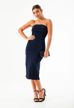 Vestido Strapless Largo