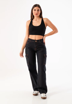 Pantalón Cargo Recto - comprar online