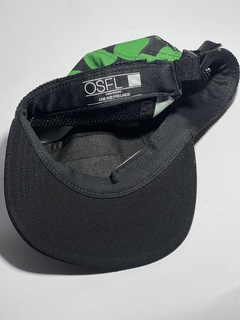 bone adidas 5 panel 2015 graphic verde - loja online