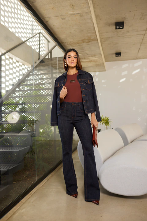 Jaqueta Jeans Remanescente Outono Inverno 4114