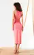 Vestido justo Rosa Paixão - OPEN - comprar online