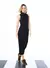 Vestido Canelado Com Bordado Manual - OPEN