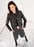 Jaqueta Cropped Washed Black - OPEN - comprar online
