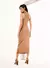 Vestido Marrom Mocassim - OPEN - Boutique Babeles