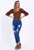 Calça essencial rasgos - FARM - Boutique Babeles