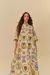 Vestido FARM Cropped Estampado Janelas Do Cerrado